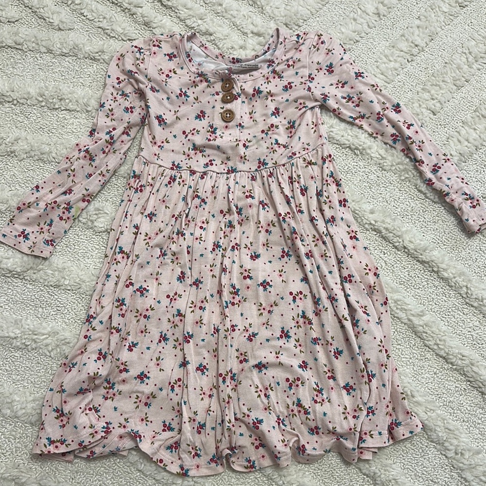 Posh Peanut Long Sleeve Twirl Dress
